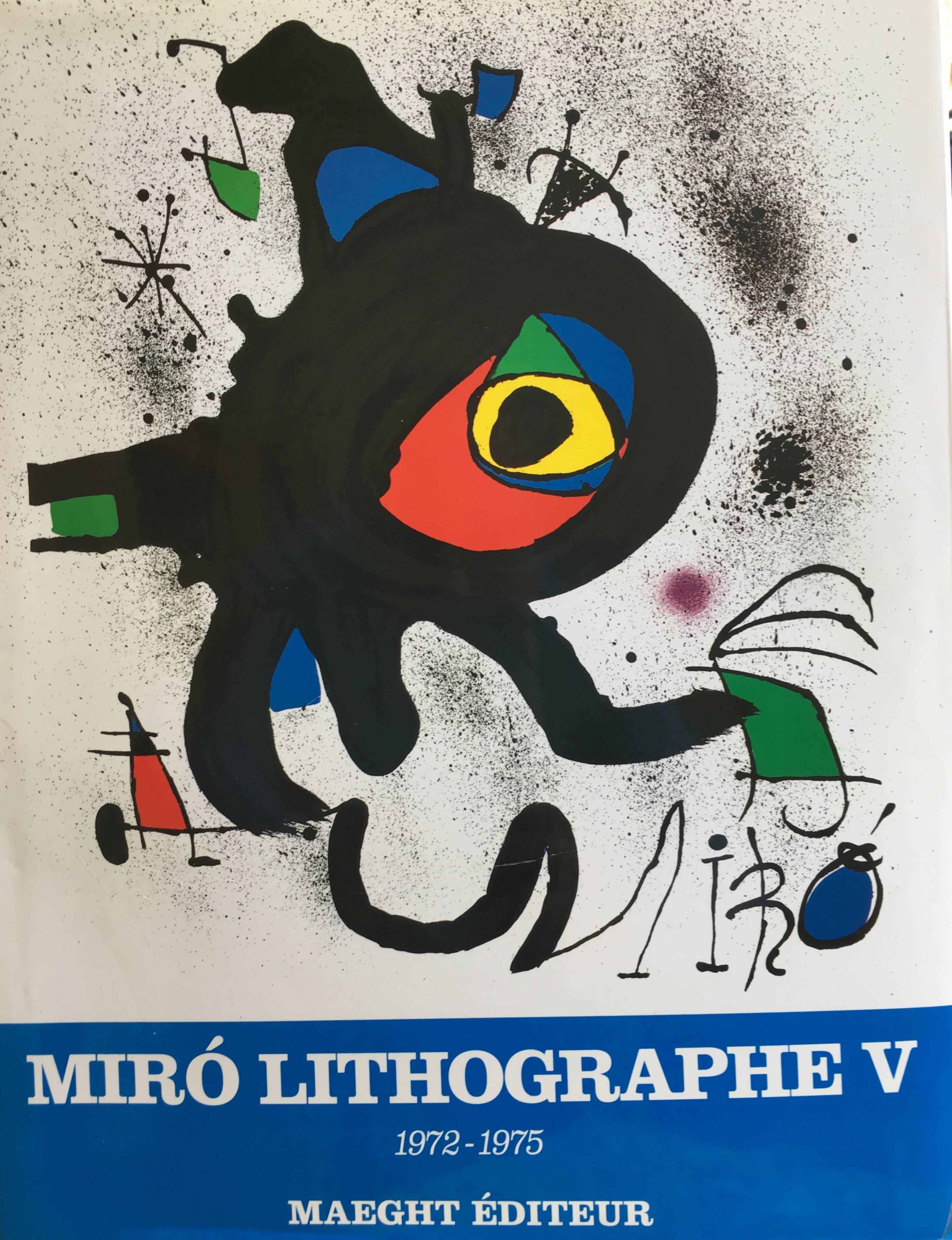  Joan Miro 208 Original lithography limited edition painting For Sale 6