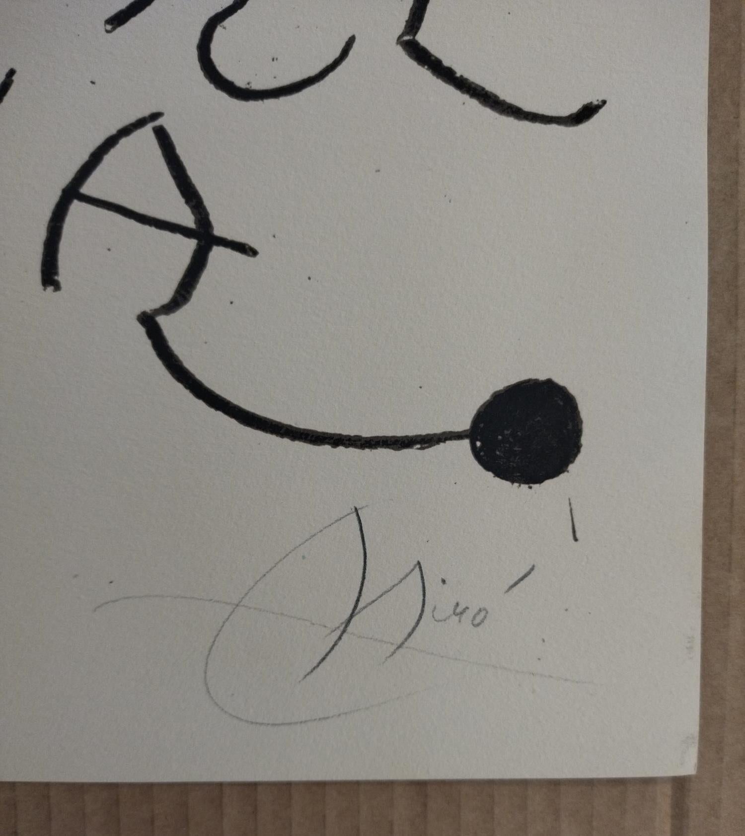 Joan Miro 208 Lithographie originale en édition limitée en vente 7