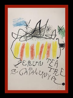  Joan Miro 208 Lithographie originale en édition limitée