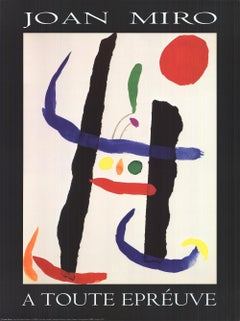Joan Miro „A Toute Epreuve“, Offset-Lithographie „A Toute Epreuve“, 1996