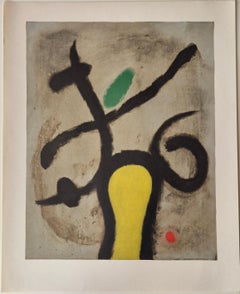 Joan Miró (After) -- FEMME ASSISE I/V from Femmes