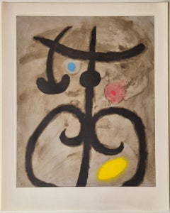 Joan Miró (After) -- FEMME ASSISE III/V from Femmes