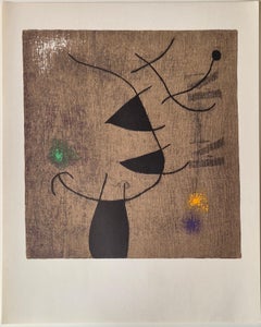 Joan Miró (After) -- FEMME ASSISE IV/V de Femmes