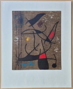 Joan Miró (after) -- FEMME ET OISEAU VIII/X de Femmes
