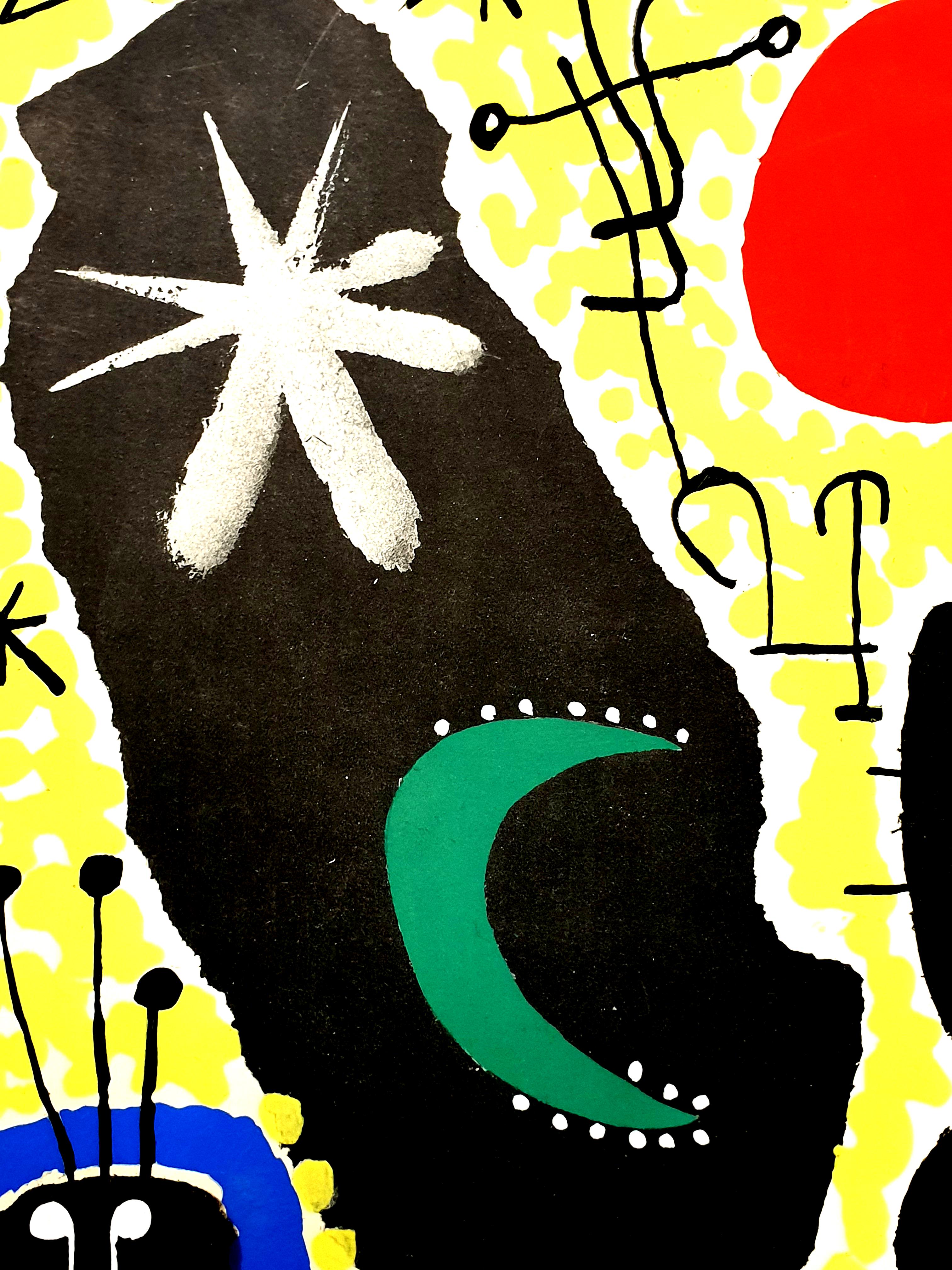 Joan Miro (after) - Mars - Pochoir - Print by Joan Miró