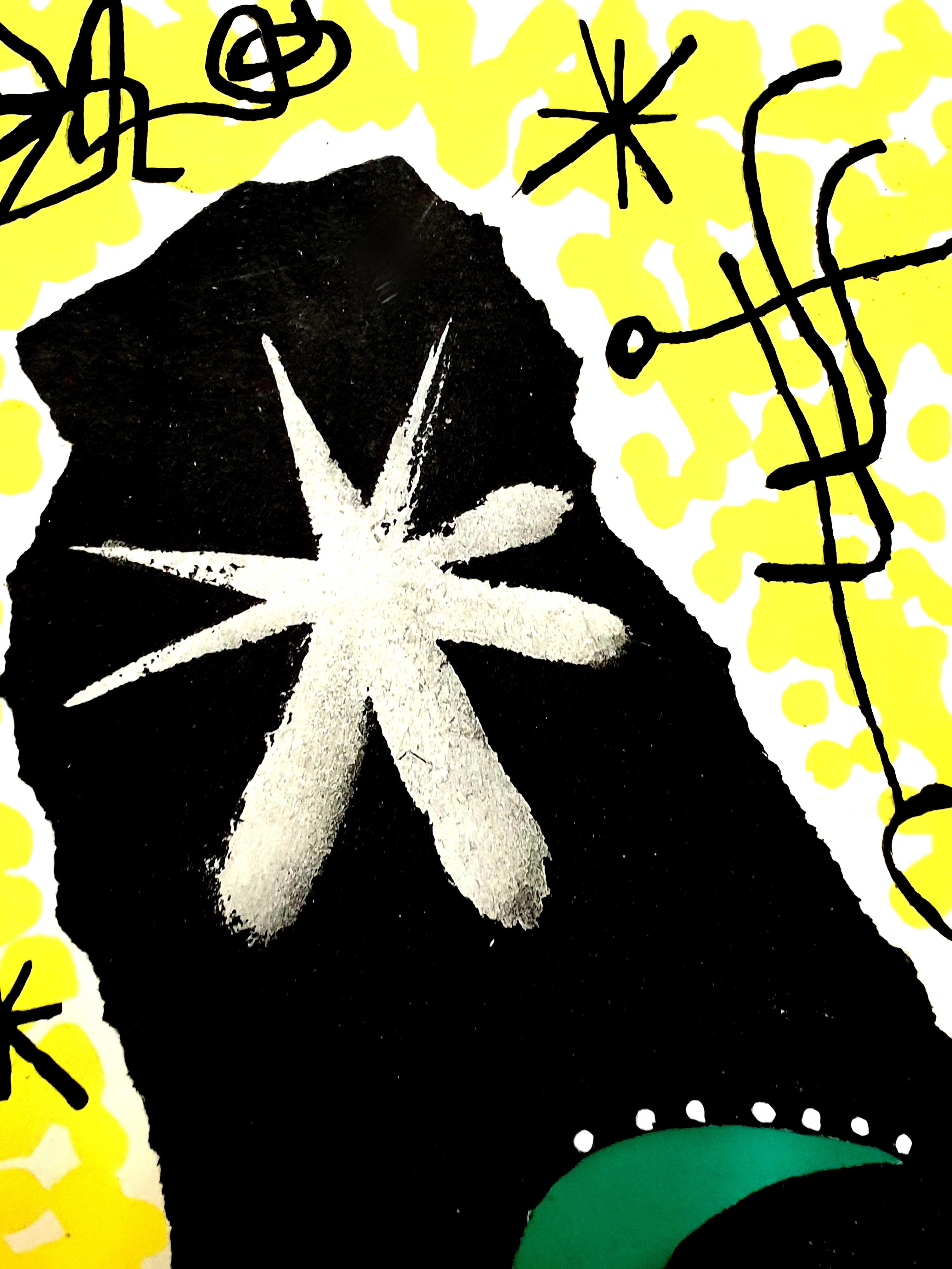 Joan Miro (after) - Mars - Pochoir 2