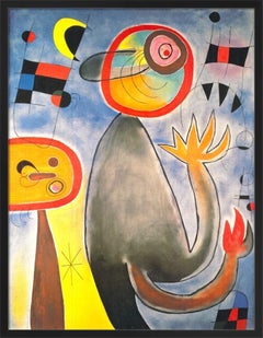 Joan Miró, Tierische Komposition (gerahmt) 