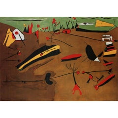 Joan Miro 'Animated Landscape' 2010- Offset Lithograph