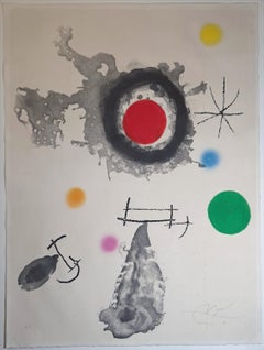 Joan Miró -- Astre et Fumée (Étoile et fumée)