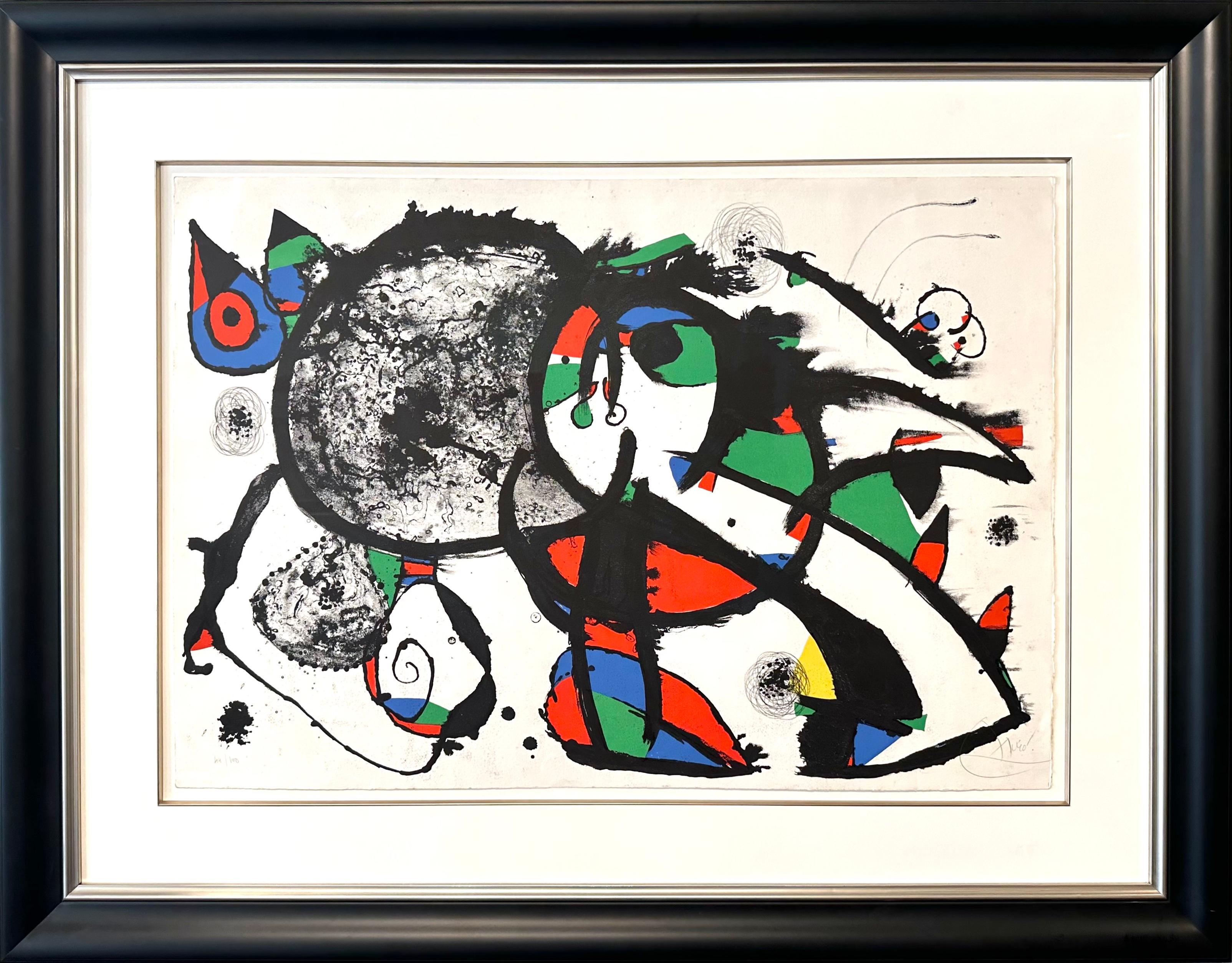 L'oiseau - The Bird

Signed and numbered to lower edge ‘44/100 Miró’. This work is number 44 from the edition of 100

Joan Miró was a significant pioneer within the 20th century Surrealist movement, capturing the internal workings of the psyche