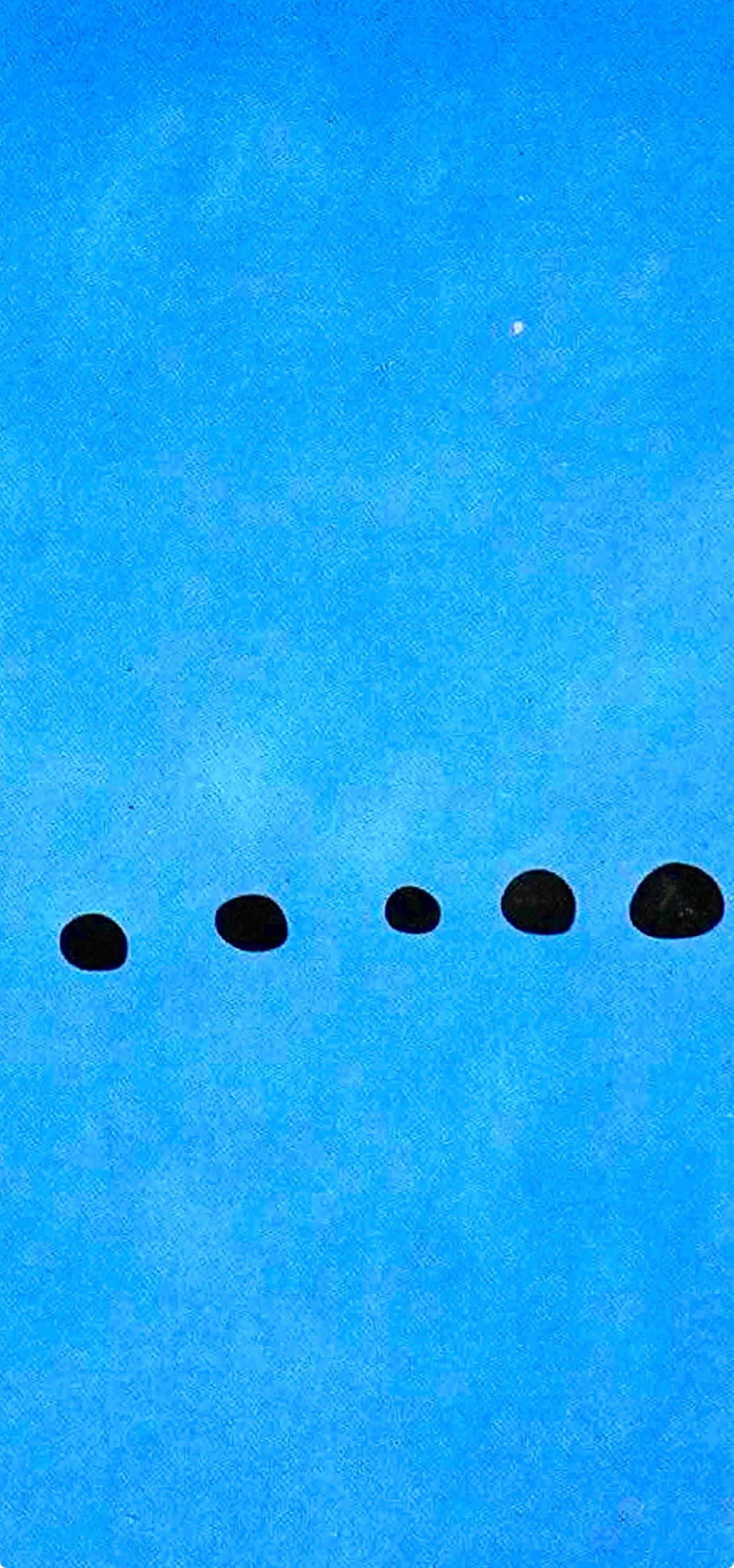 This exquisite lithograph and pochoir after Joan Miro (1893–1983), titled Bleu II (Blue II), from the album Miro 1959–1960 (Miro 1959–1960), originates from the 1961 edition published by Pierre Matisse Gallery, New York, rendered by Daniel Jacomet,