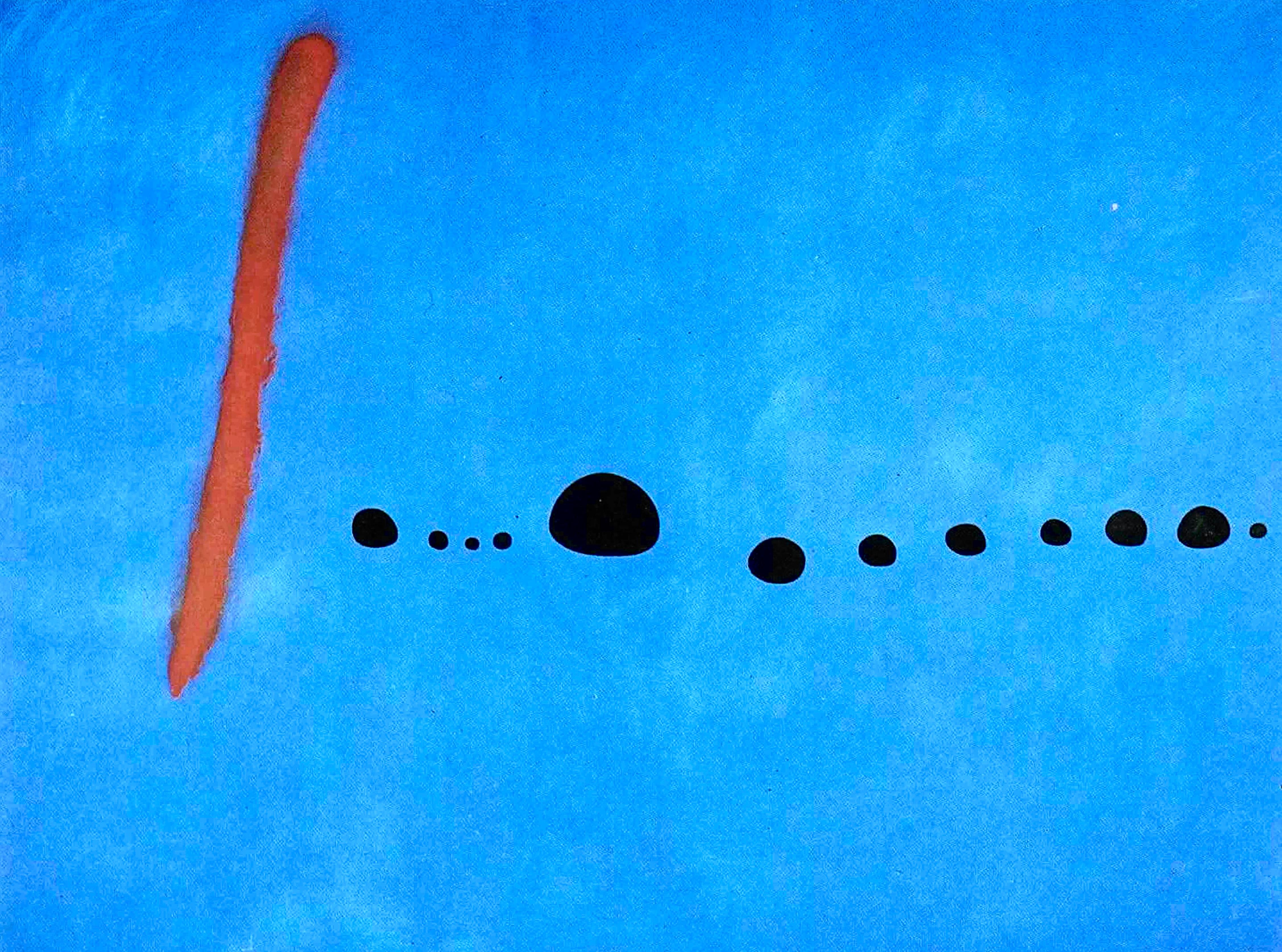 Landscape Print Joan Miró - Joan Miro, Bleu II, de Miro 1959-1960, 1961 (d
après)