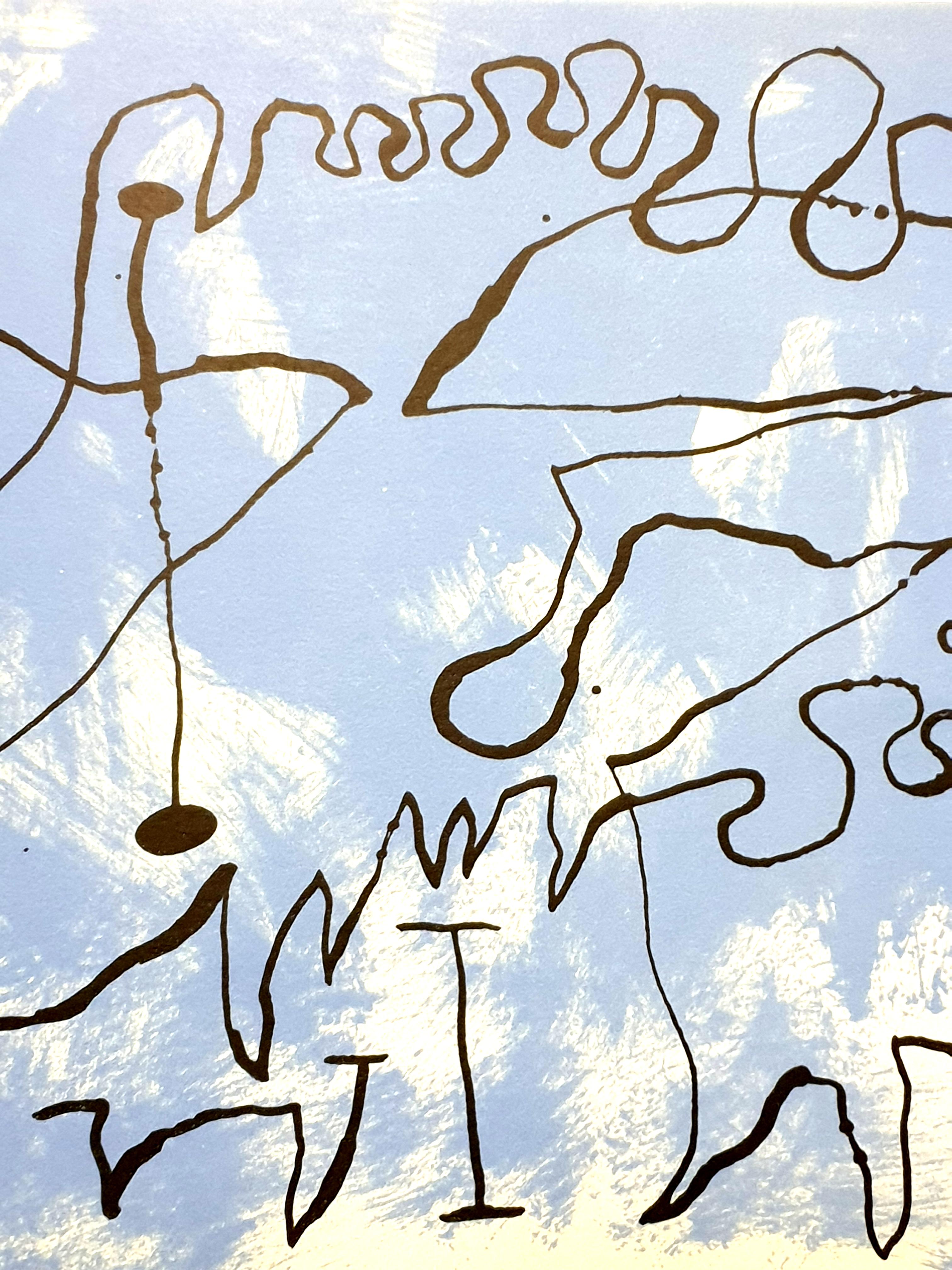 Joan Miro - Blue Maze - Lithographie originale
Artiste : Joan Miro
Rédacteur en chef : Maeght
Année : 1956
Dimensions : 23 x 38 cm
Non signé et non numéroté tel que publié
De Miro par Jacques Prevert
Référence : Mourlot 234
L'œuvre d'art est centrée