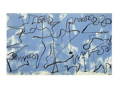 Joan Miro - Blue Maze - Original Lithograph