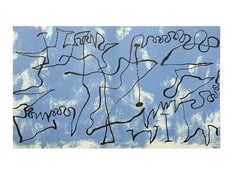 Joan Miro – Blaues Labyrinth – Originallithographie