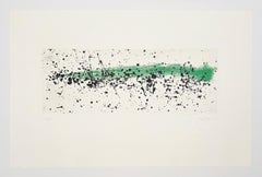 Joan Miro, aquatinte en couleur, signée, style abstrait, 1962, « Ouvrage du Vent I »