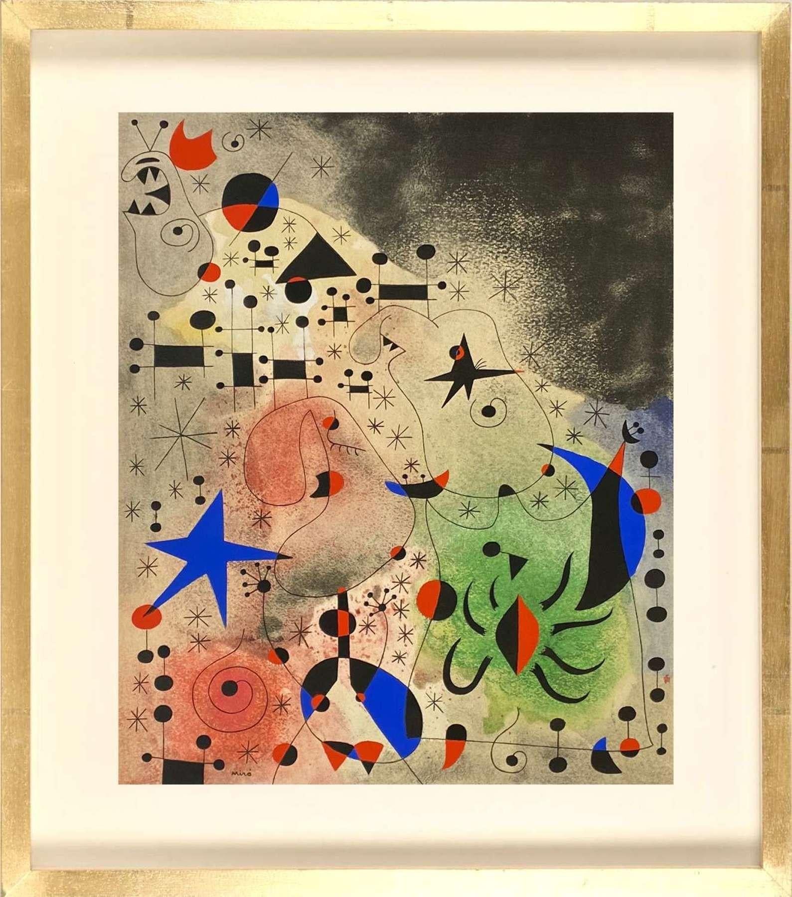joan miro constellations paintings