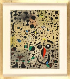 Joan Miró : "Constellations":: pochoir d'après le tableau.