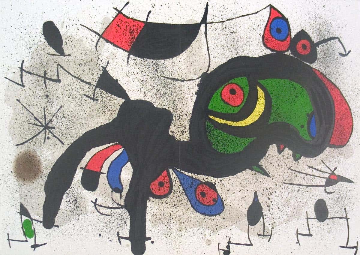 Joan Miro 'Derriere le Miroir, no. 193-194