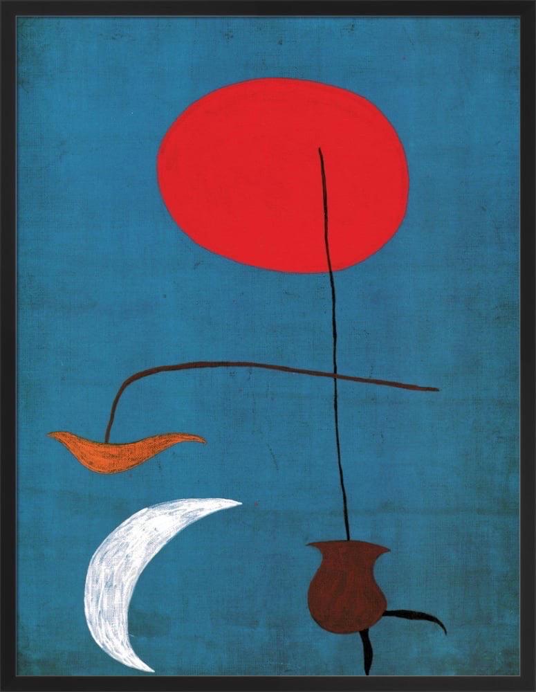 Joan Miró, Design/One pour une tapisserie

Lithographie 

62 x 82 cm 

L'œuvre d'art est encadrée dans un cadre noir de galerie provenant de sources durables avec un vitrage acrylique.

Design/One" de Joan Miro (également connu sous le nom de