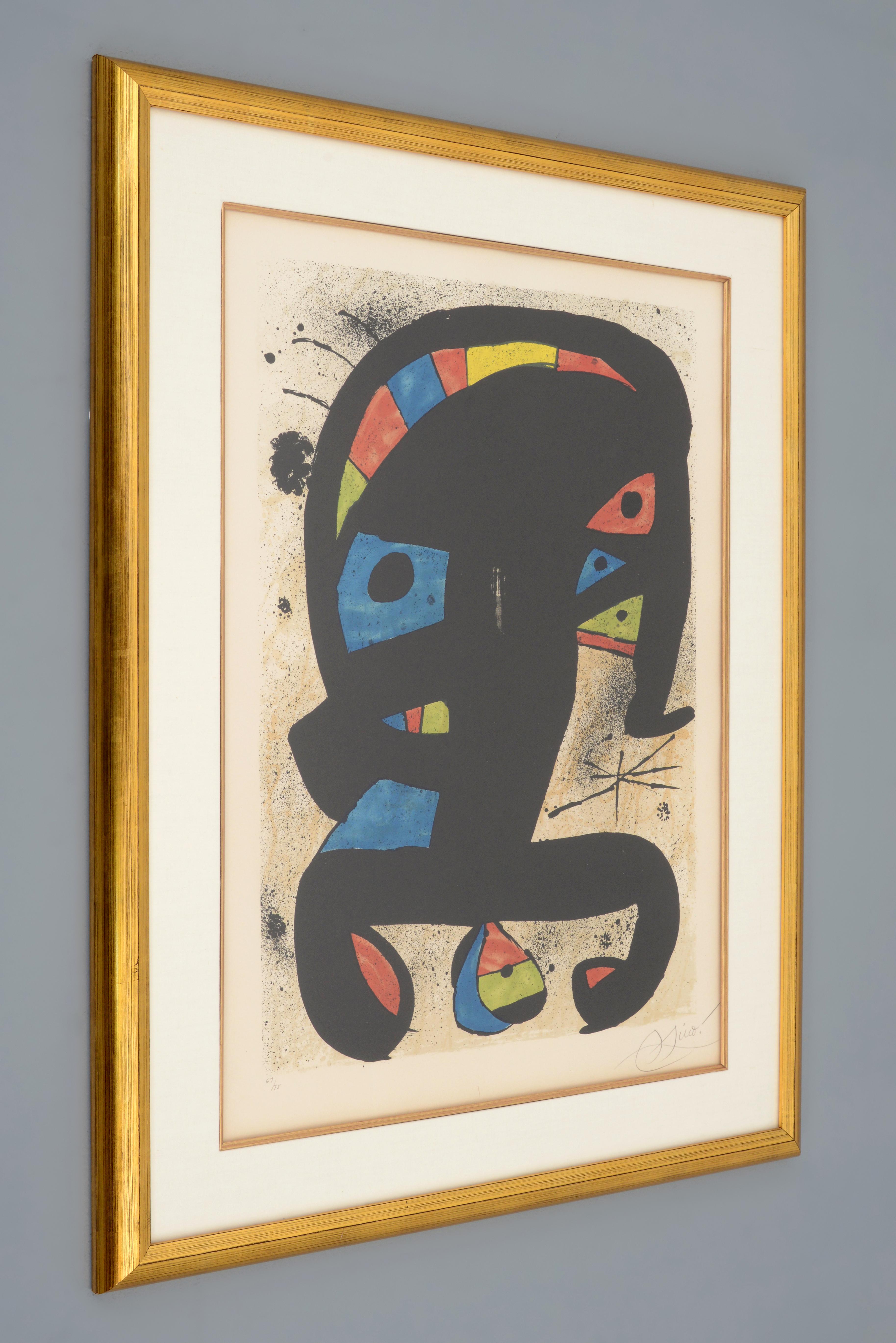 Joan Miró EL REI GARRELL Litografía en venta 8