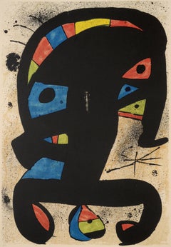 Joan Miro EL REI GARRELL Lithographie