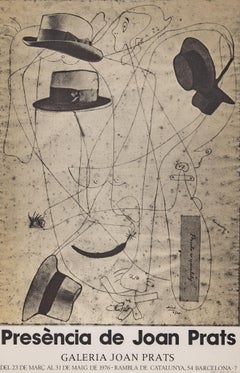 Joan Miró Ausstellungsplakat, 1976 Barcelona - Prèsencia de Joan Prats