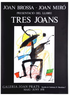 Joan Miró - Cartel de exposición, Tres Joans 1978