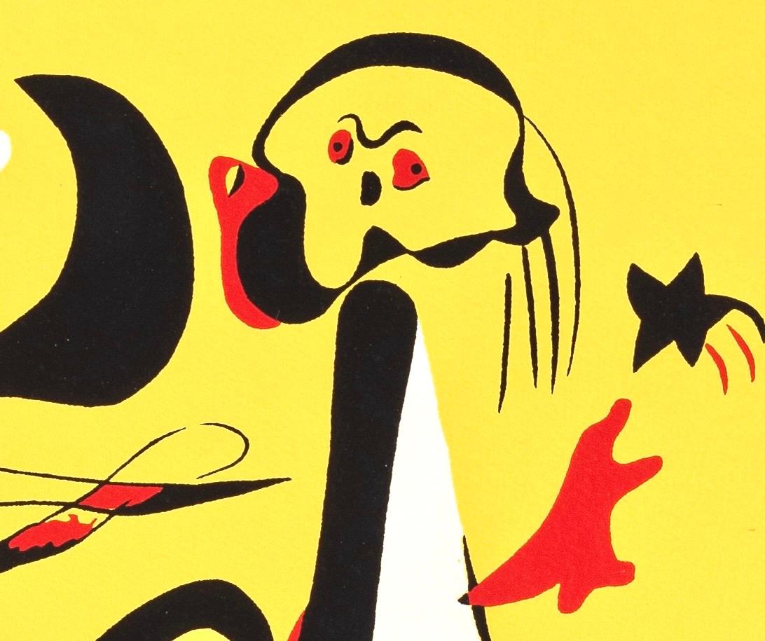 Joan Miro, Figures Before the Sea, from D'Aci i d’Alla, 1934 - Surrealist Print by Joan Miró