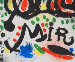 Joan Miro Graphics at Philadelphia Musem of Art - Original Signed Lithograph