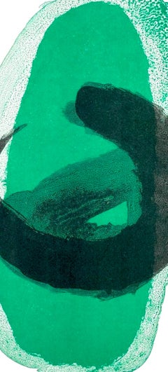 Joan Miro, Green, from Derriere le miroir, 1961