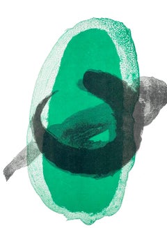 Joan Miro, Grün, aus Derriere le Miroir, 1961