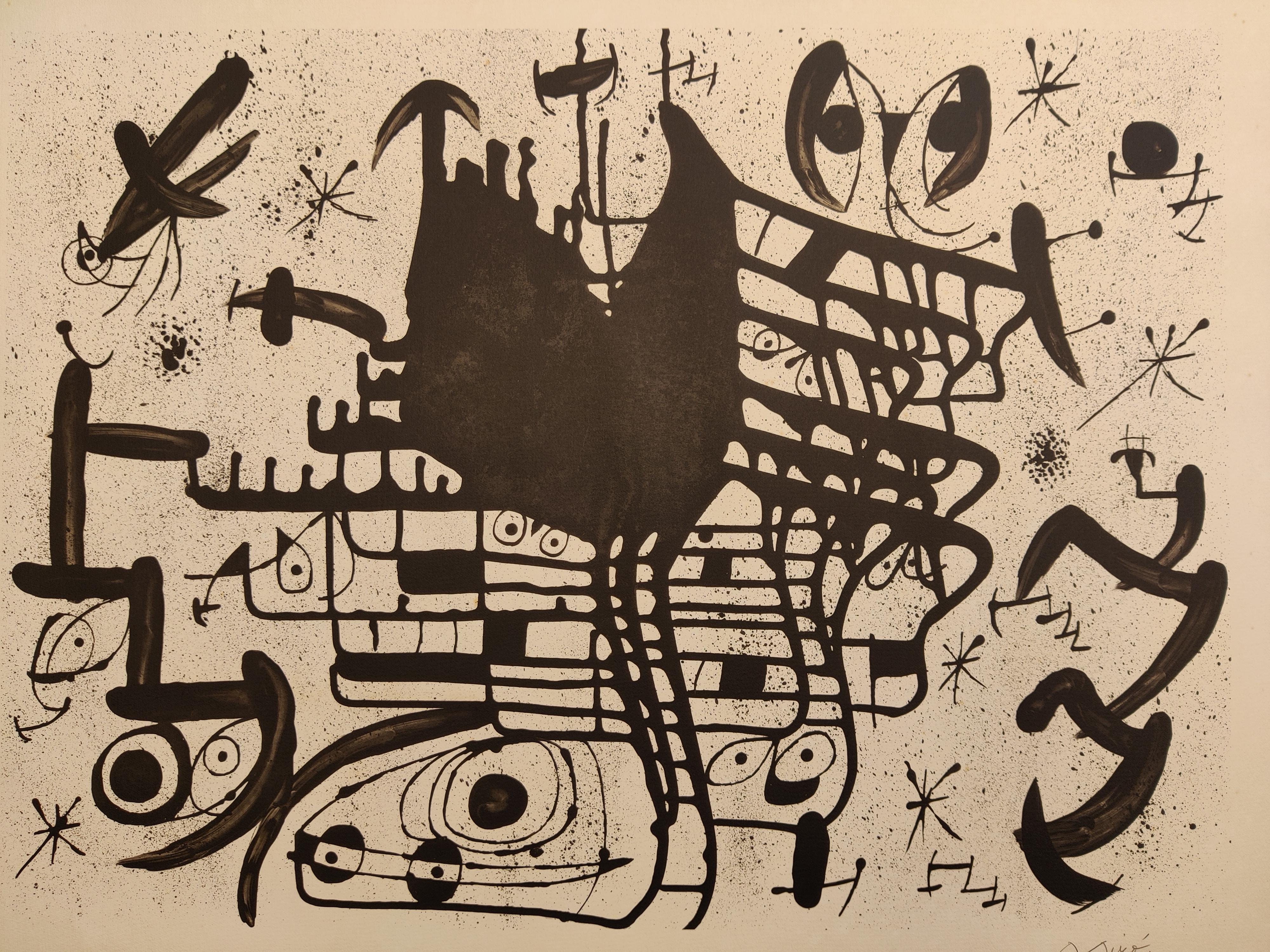Joan Miró -- Homenatge a Joan Prats, 1971 For Sale 1