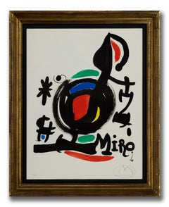 Joan Miró “Italia 1969” Hand Signed Lithograph, Galleria del Milione, Milan 1970