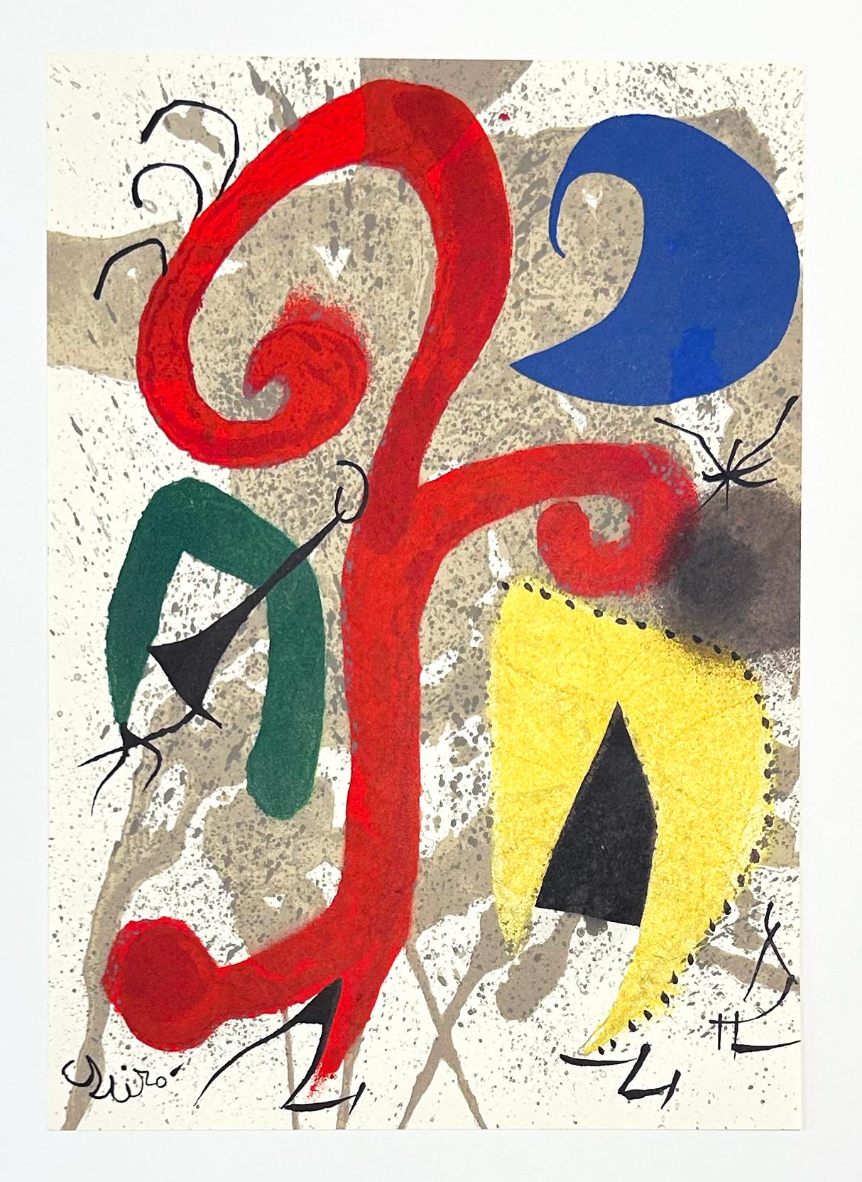 Joan Miro Jardin au Clair de Lune (Abstrakt), Print, von Joan Miró