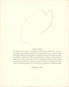 After Joan Miro-Je travaille come un jardinier Hand-Signed
