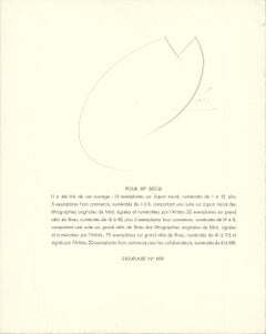 After Joan Miro-Je travaille come un jardinier Hand-Signed 