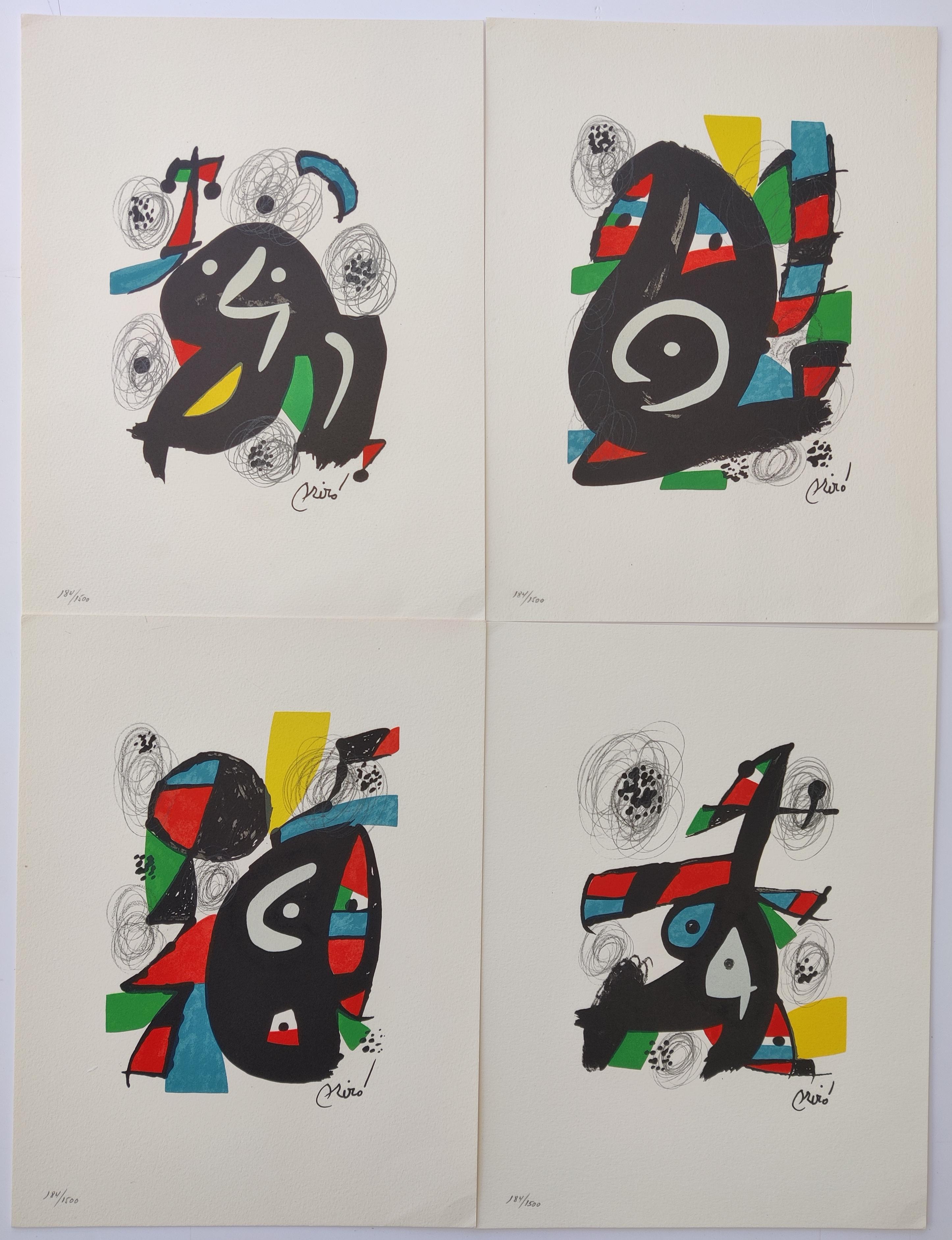 Joan Miro 
La Mélodie Acide, 1980
The complete portfolio of 14  Lithographs In Original Slip Case
Hand Numbered. 184 / 1500
Plate signed
Published by Ediciones Poligrafa
Reference: M. 1212-1225

Acquire a unique and valuable piece of surrealist art