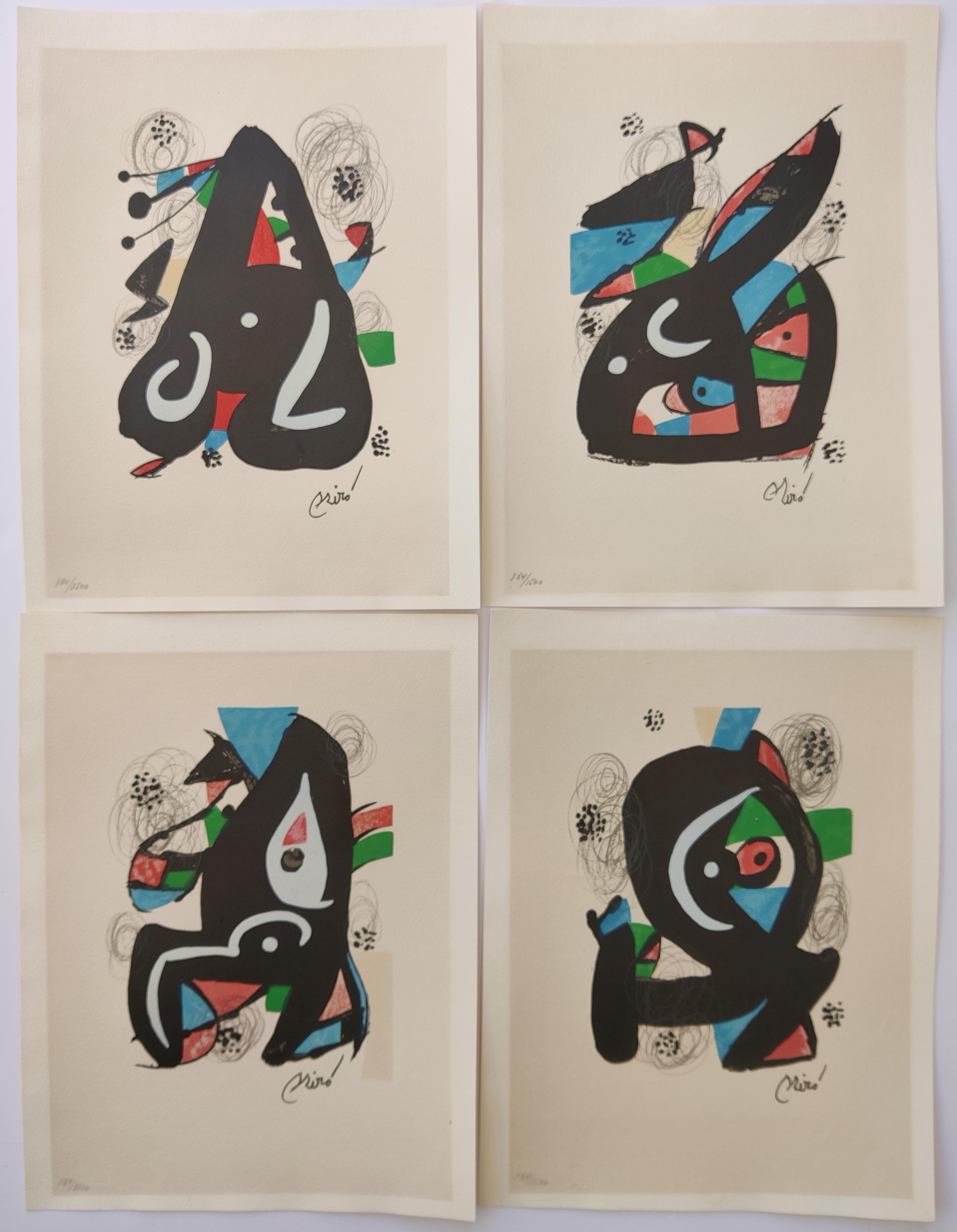 Joan Miro -- La Mélodie Acide, Complete portfolio of 14 For Sale 1