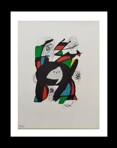 Joan Miro La melodie acide. lithograph Certificate