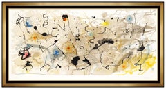 Joan Miro Large Hand Signed Color Lithograph Graphismes Modern Abstract Artwork