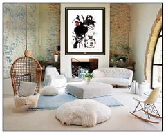 Joan Miro Large Original Color Etching Espriu Hand Signed Abstract Aquatint Art