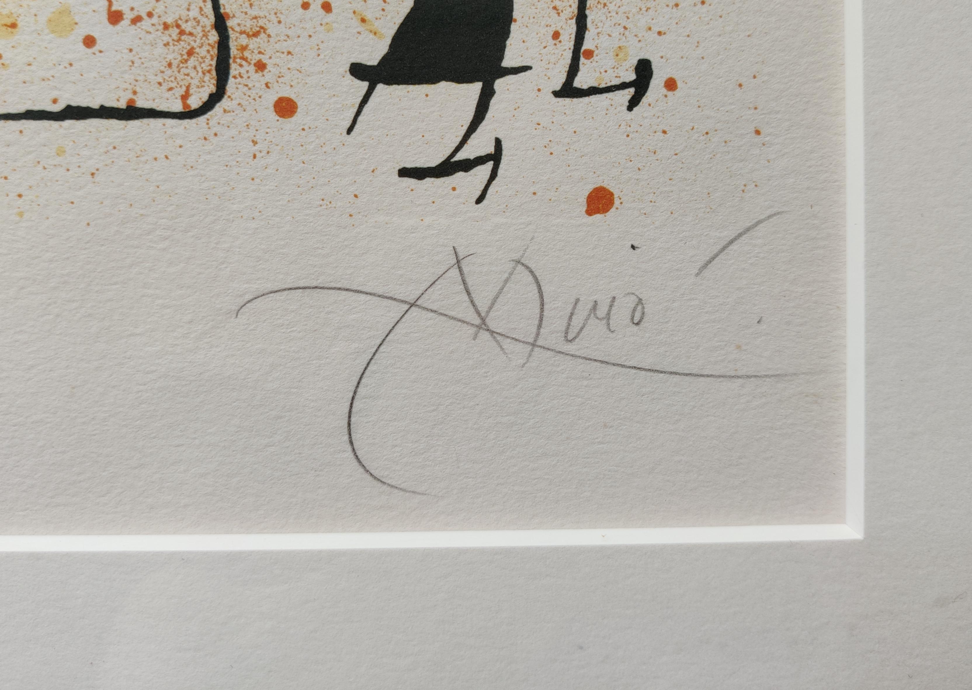 Joan Miró  --  L'Astre Bleu 1