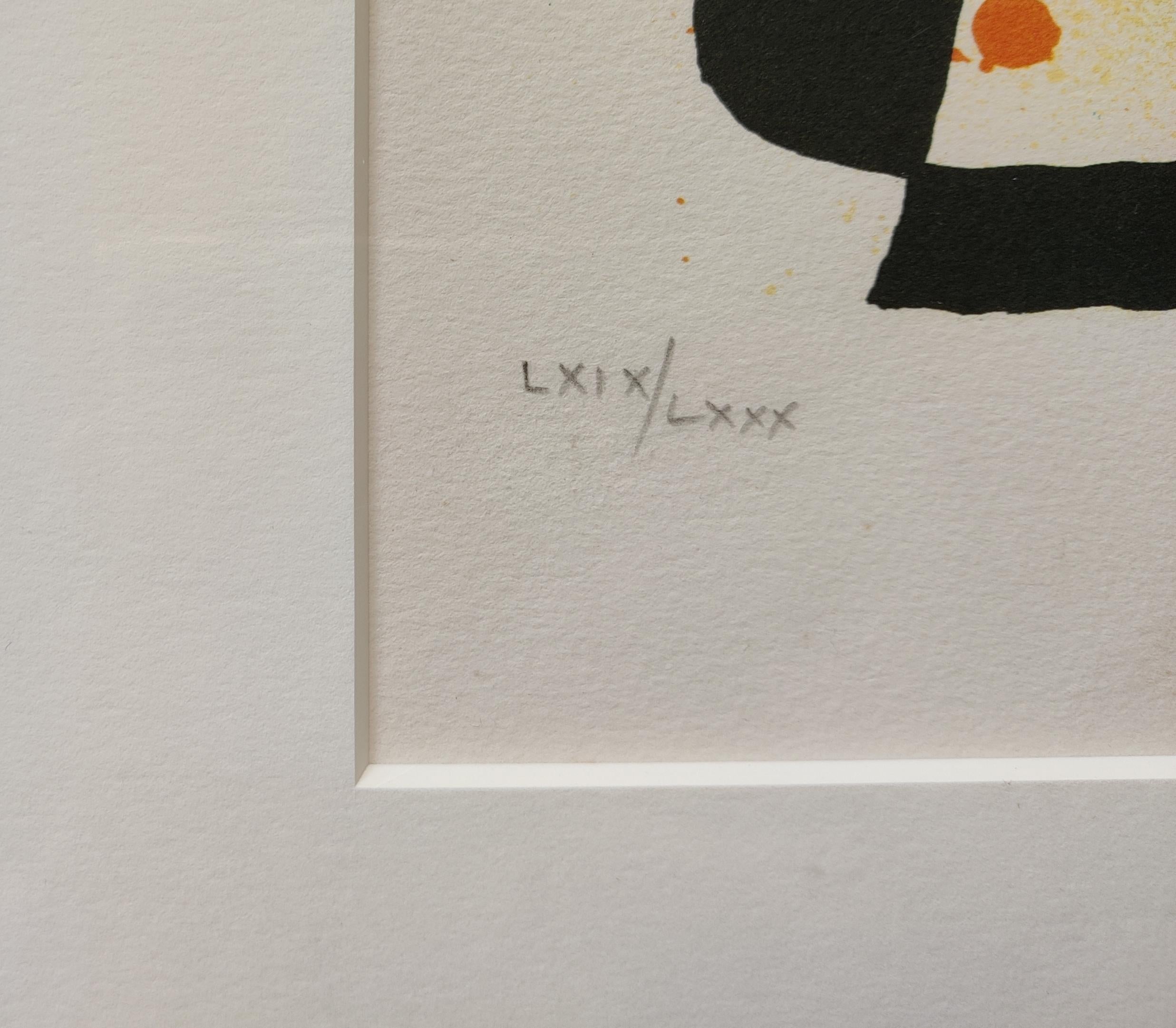Joan Miró  --  L'Astre Bleu 2