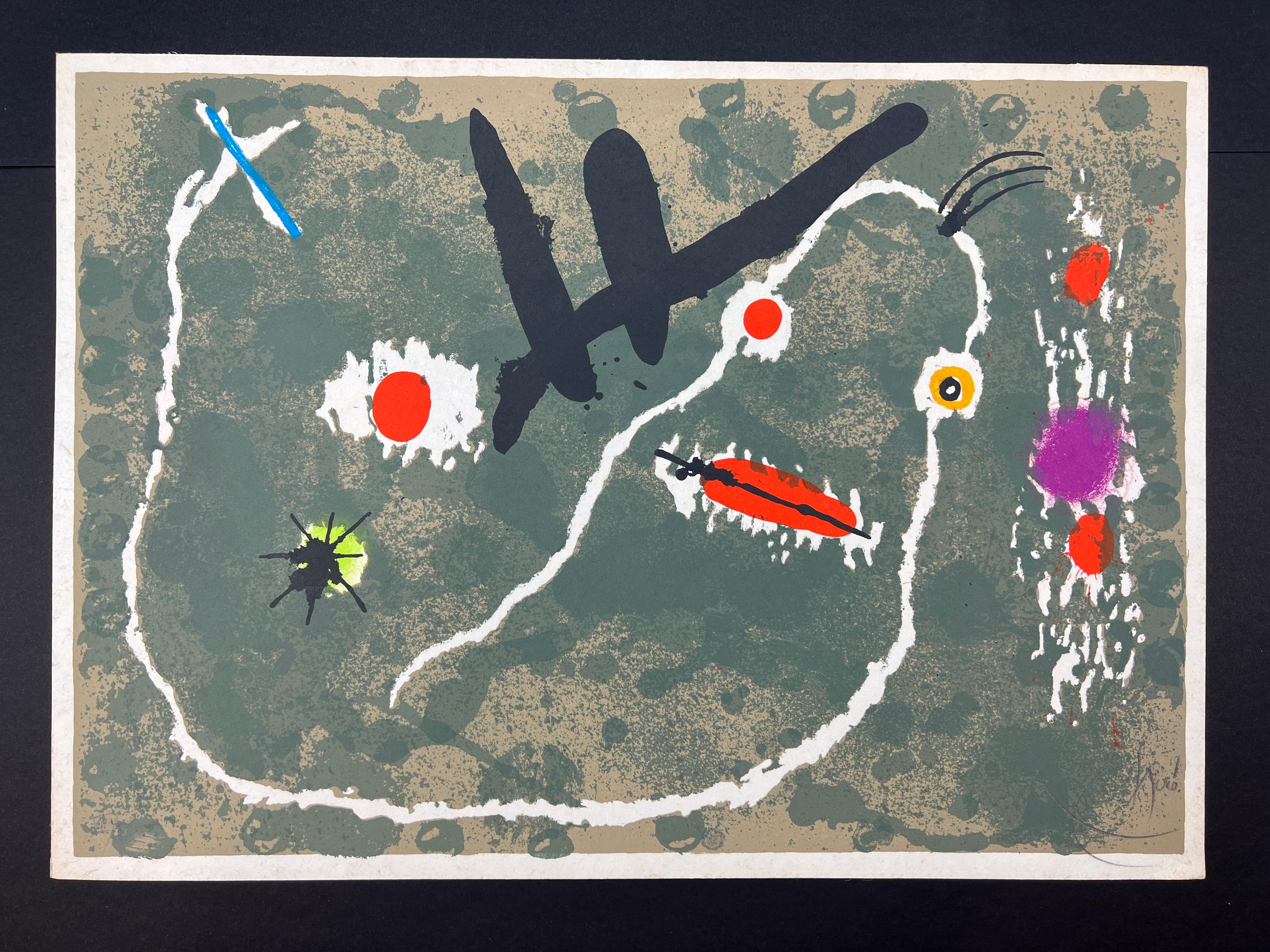 Joan Miró - Le Lezard aux plumes d’or - hand-signed lithograph VII/X - 1971 3