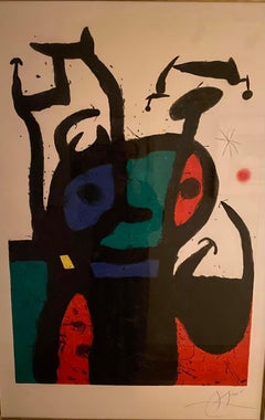 Joan Miro, Le Matador, original etching, hand signed 