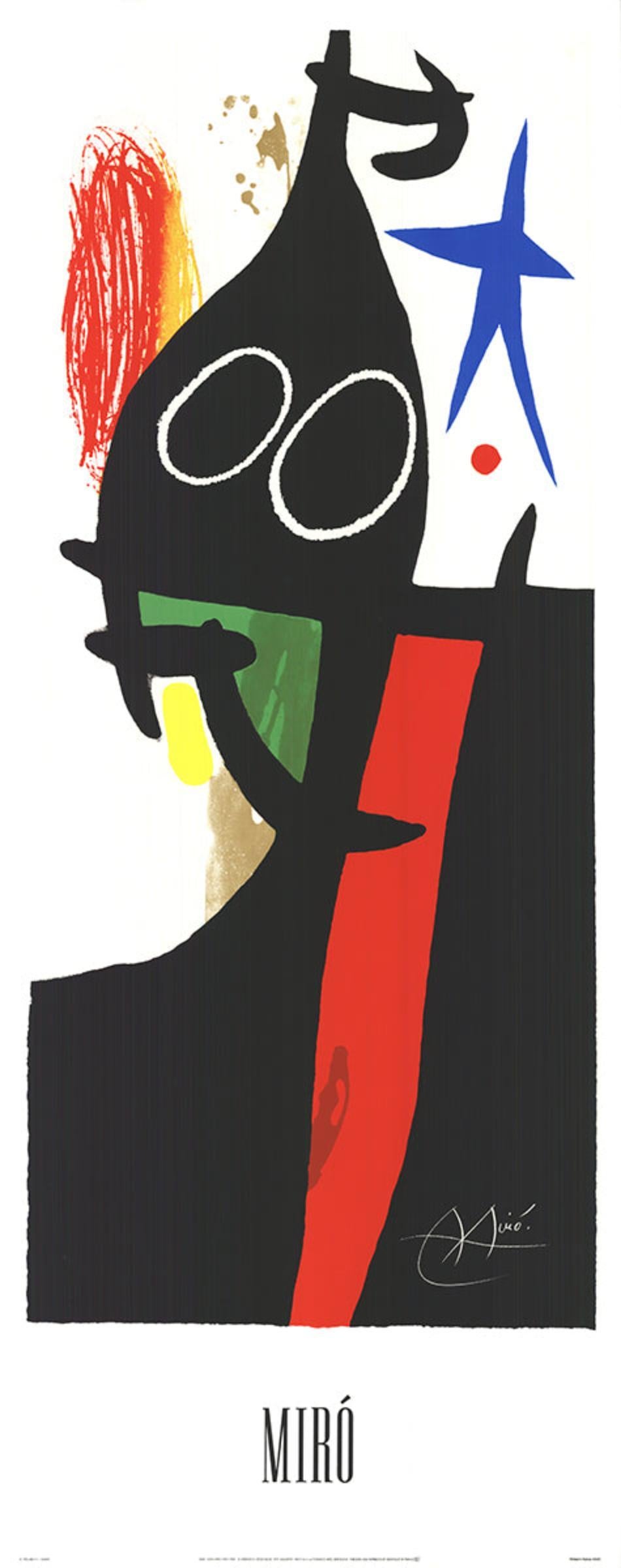 Joan Miro 'Le Serrasin à L'étoile Bleue' 1993- Serigraph - Print by Joan Miró