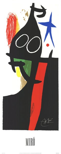 Joan Miro 'Le Serrasin à L'étoile Bleue' 1993- Serigraphie