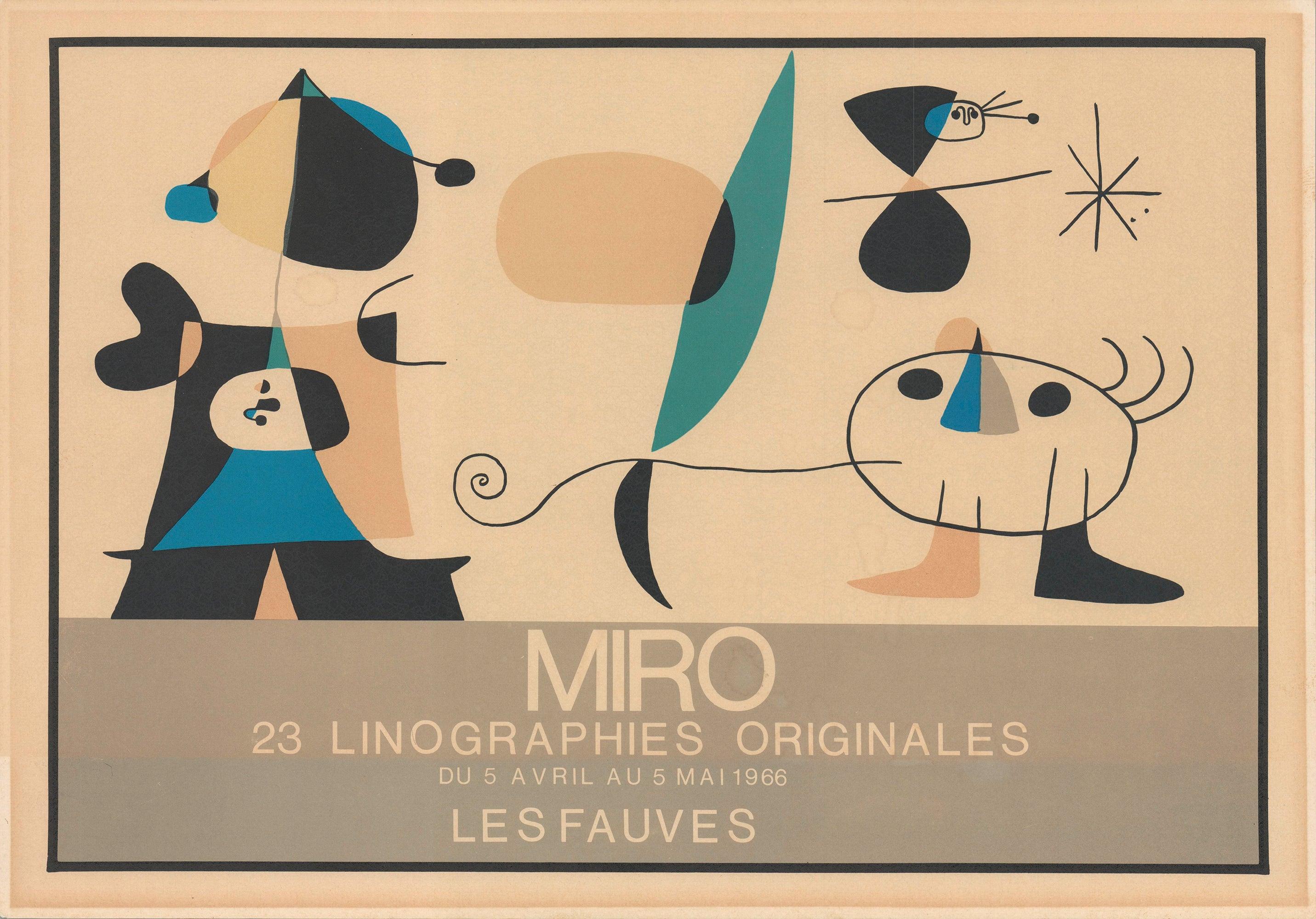 Joan Miro 
Les Fauves
 1966 – Print von Joan Miró