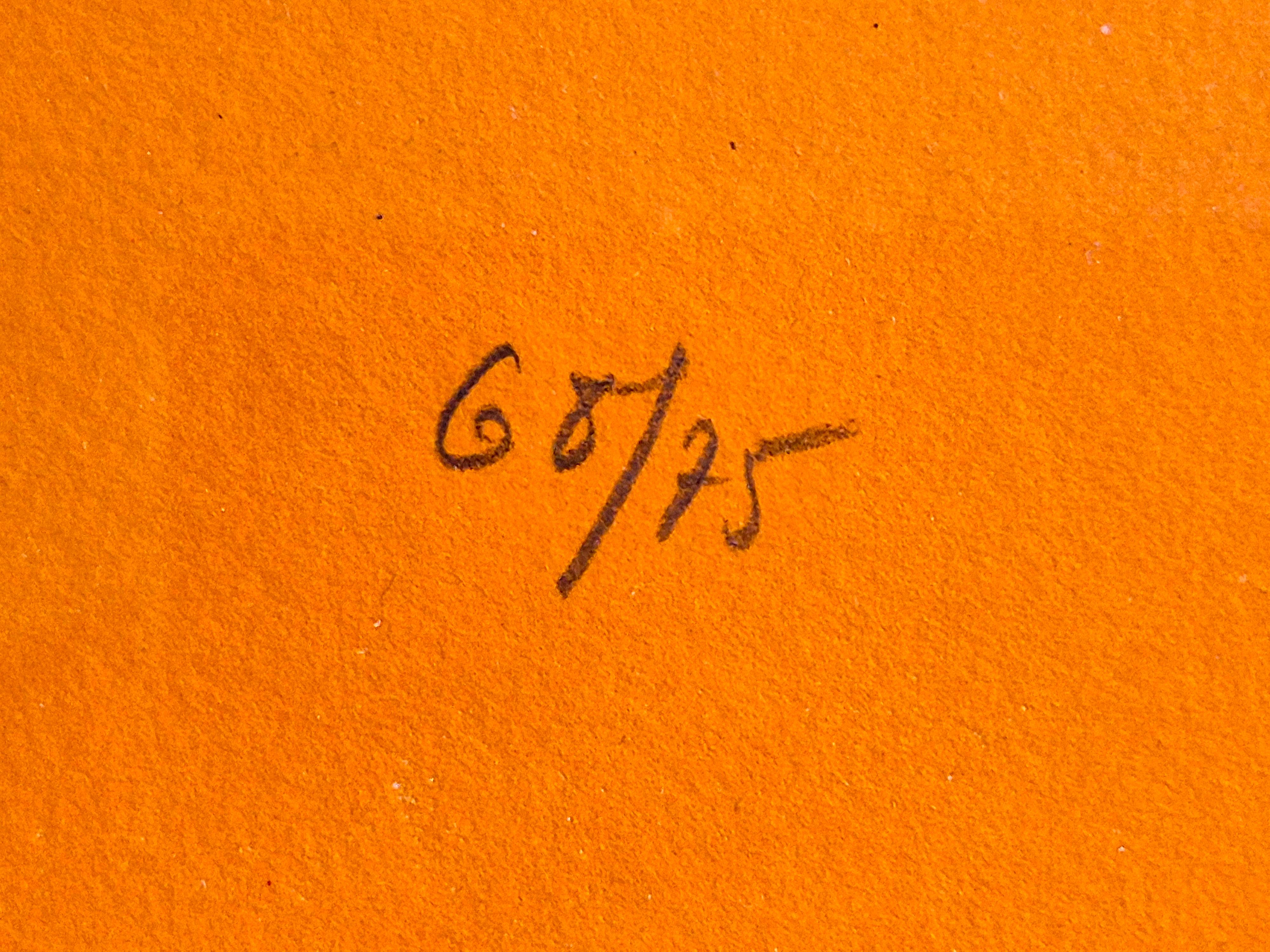 Joan Miró -- L'Hypnotiseur (orange) For Sale 3